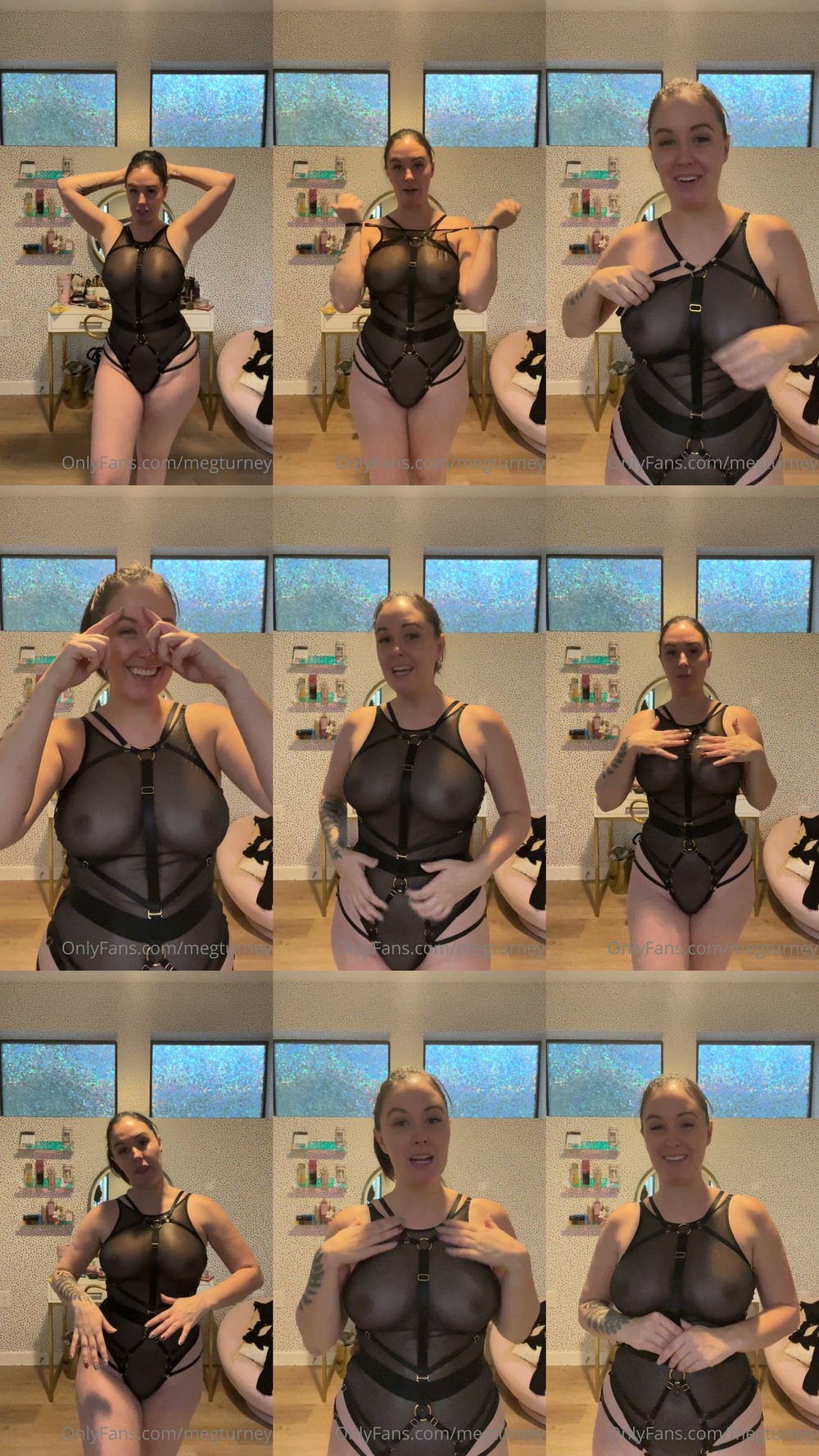 Meg Turney - See-Through Bodysuit - Scene Screenshots