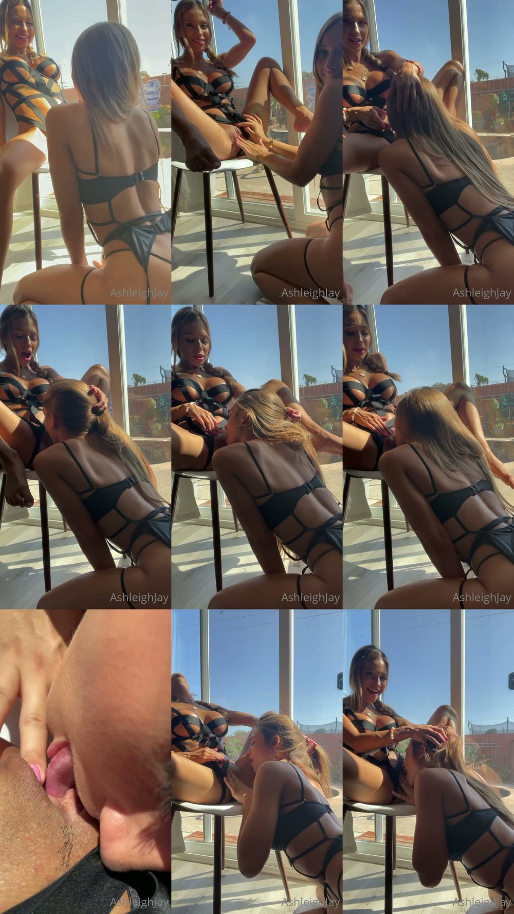 Scene screenshots from Skylar Mae (skylarmaexo) - w/ AshleighJay (OnlyFans)