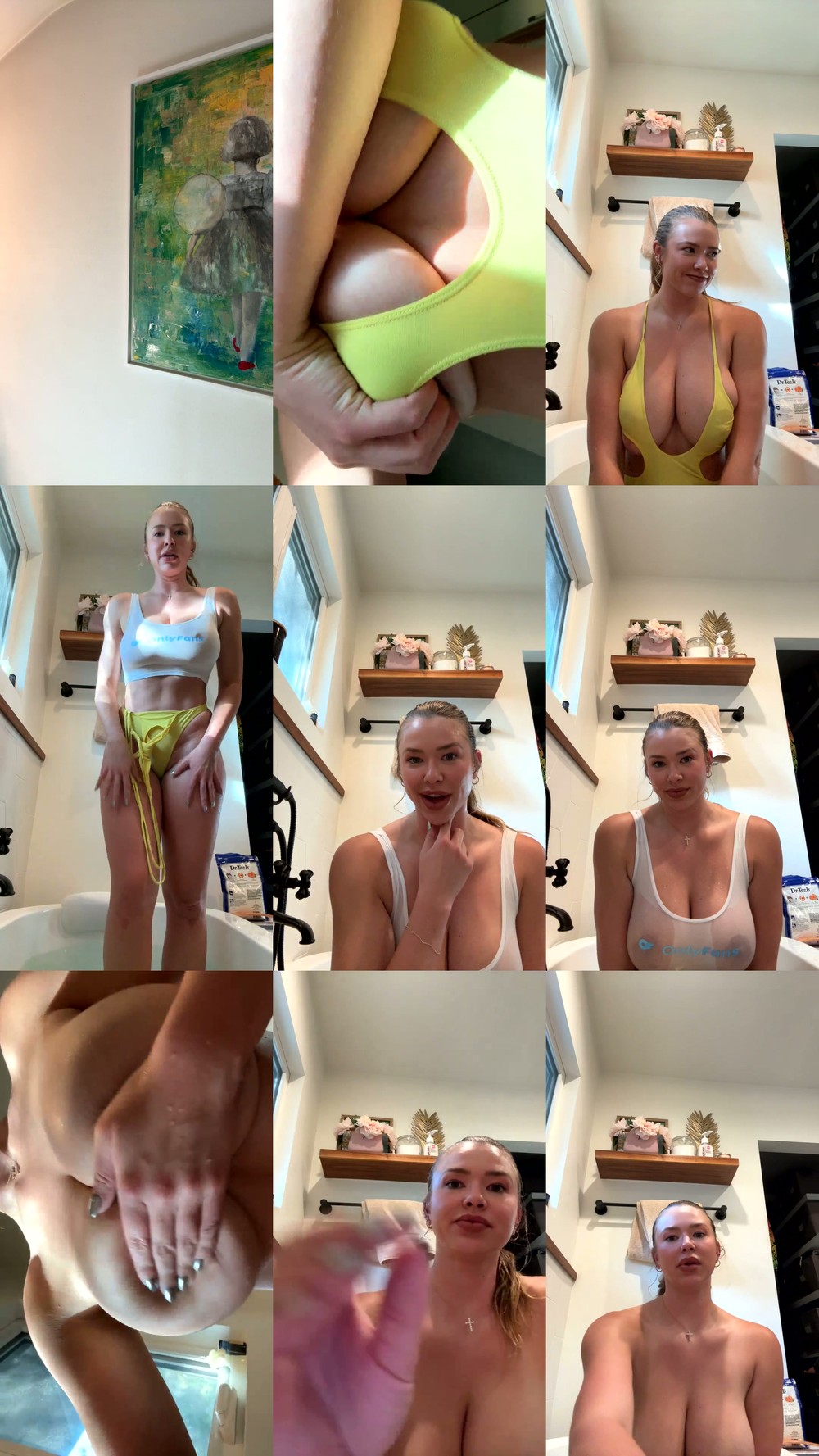 Scene screenshots from Antje Utgaard (awesomeantjay) - VIP Hottub Live (OnlyFans)