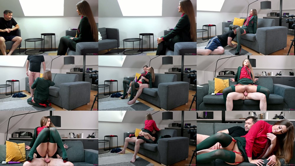 Scene screenshots from Olivia Sparkle - Casting Day (2025-11-26) (College-Uniform)