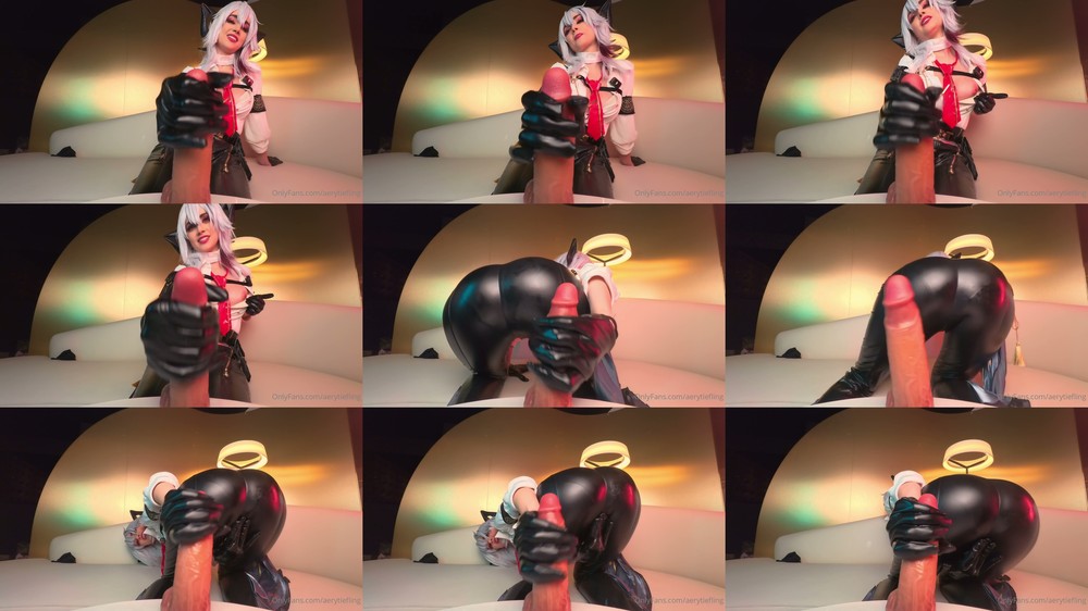 Scene screenshots from Aery Tiefling - You Are So Eager (OnlyFans)