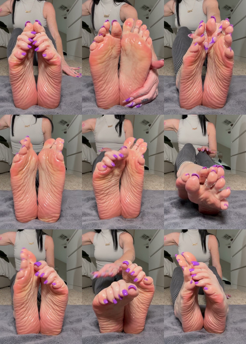 Scene screenshots from Goddess Fendi (GoddessFendi) - Feet (OnlyFans)