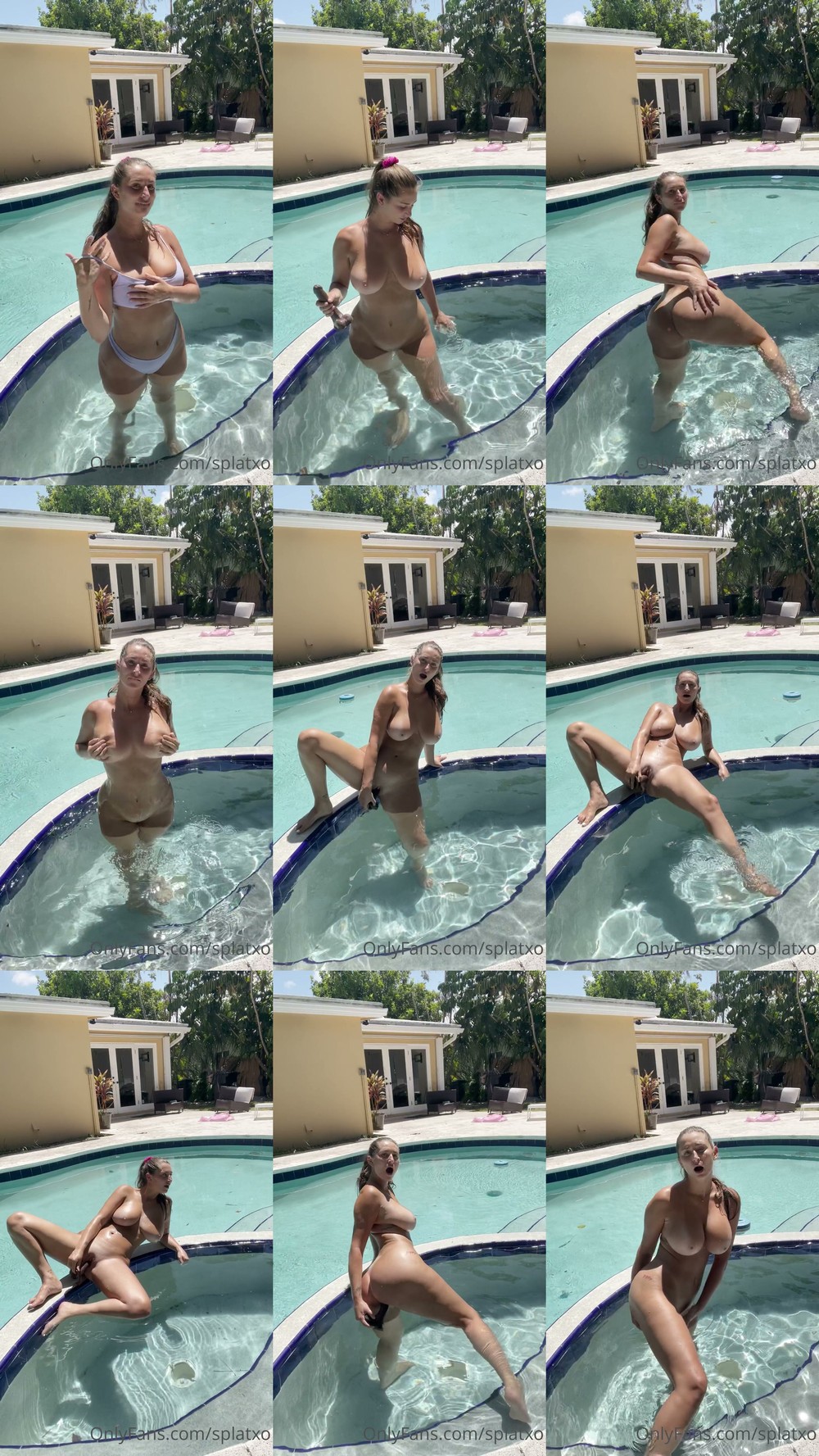 Scene screenshots from Splatxo - Poolside (OnlyFans)