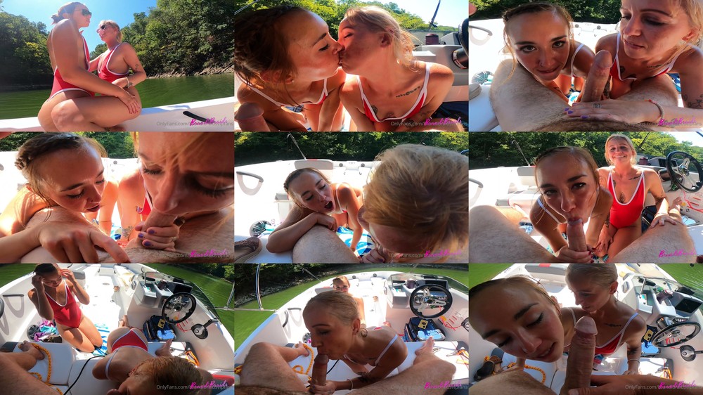 Scene screenshots from Brandibraids (Brandi Braids) - Threesome (OnlyFans)