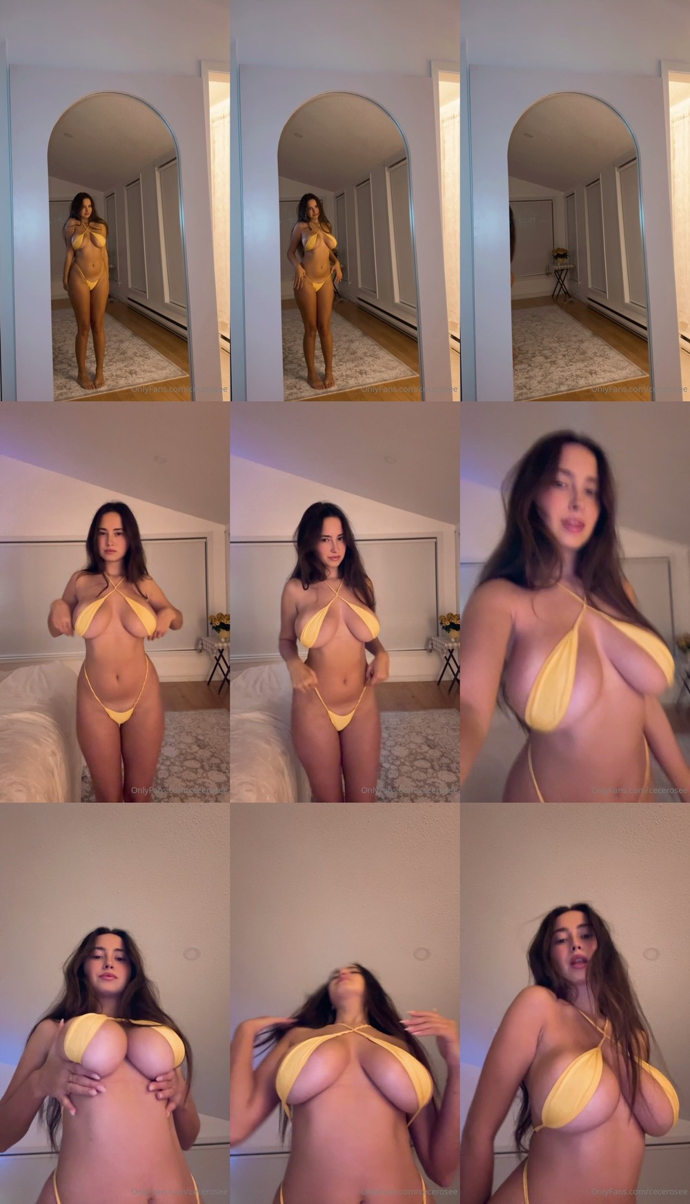 Scene screenshots from Cecilia Rose (Cece Rose) - Tease (OnlyFans)