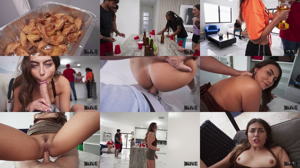 Scene screenshots from Selina Bentz, Tess Thompson - Party in My Pants (2025-12-11) (HesGotRizz, Mofos)