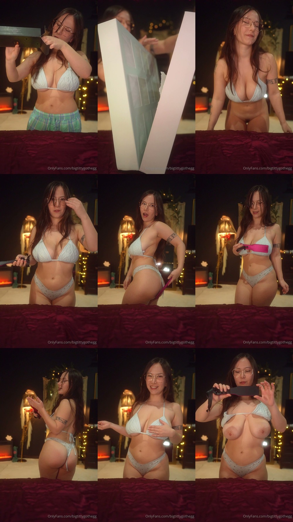 Scene screenshots from bigtittygothegg - Day 12, How Would You Use It On Me? (OnlyFans)