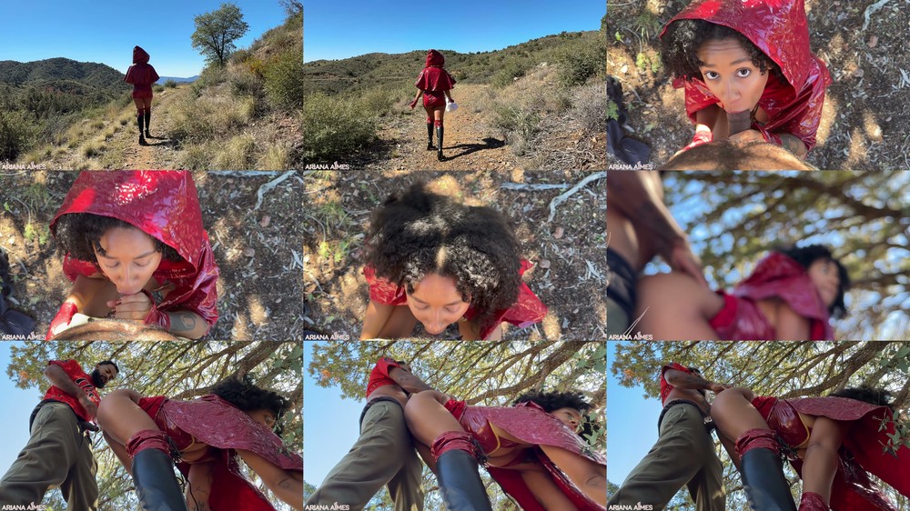 Scene screenshots from Ariana Aimes (arianaaimes) - Red Riding Hood Creampied (OnlyFans)