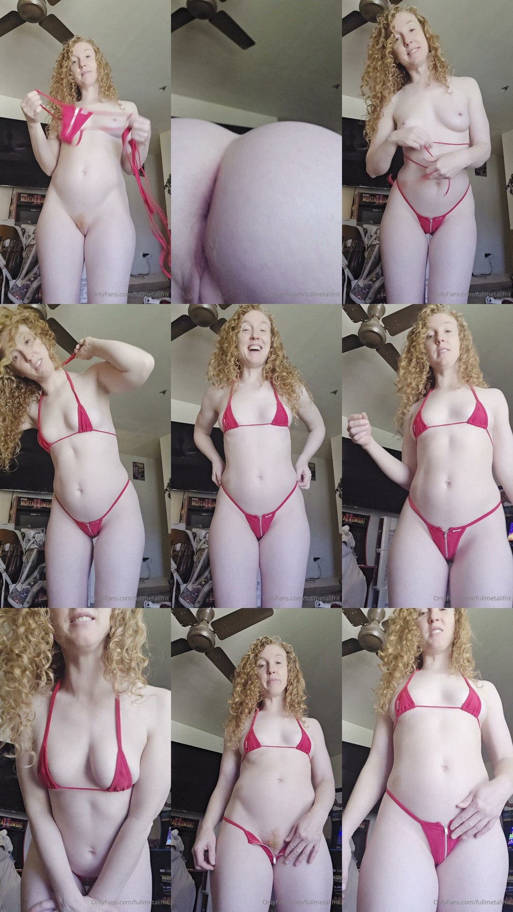 Scene screenshots from Fullmetalifrit (Bikini Ifrit, Ifritaeon) - Bikini (OnlyFans)