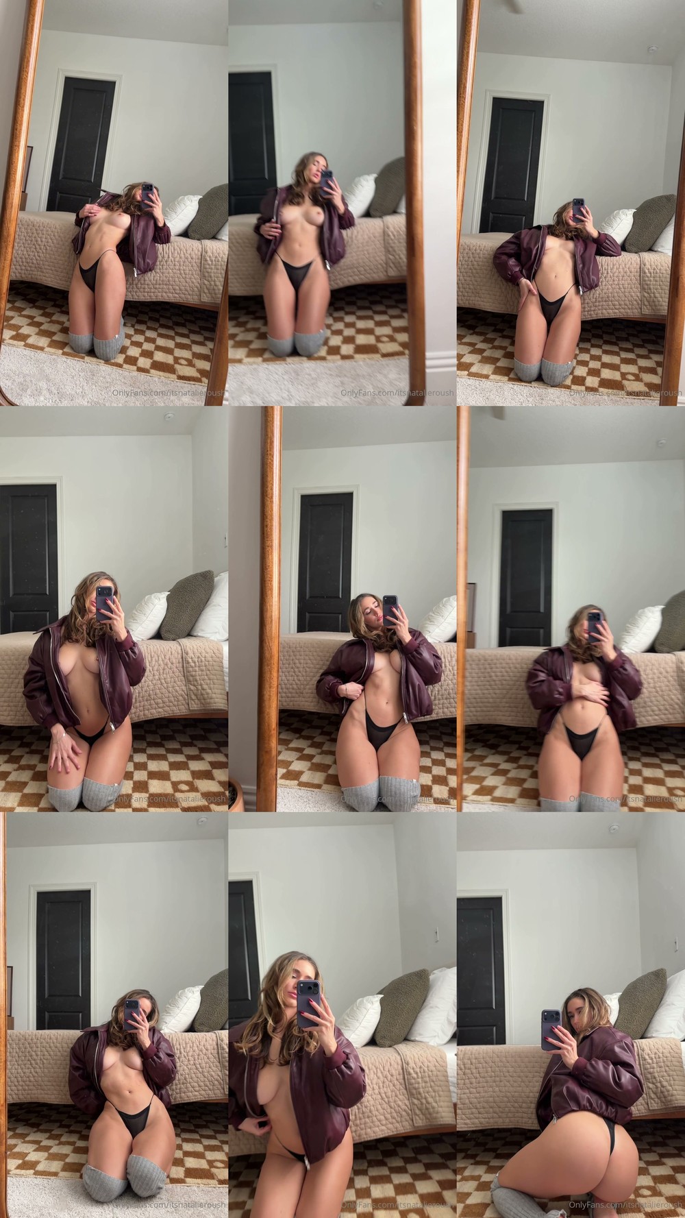 Scene screenshots from Natalie Roush - Mirror (OnlyFans)