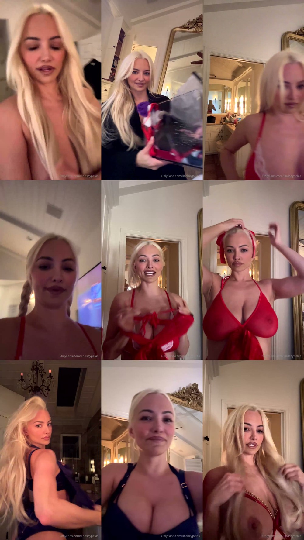 Scene screenshots from Lindsey Pelas - Live December 19, 2025 (OnlyFans)