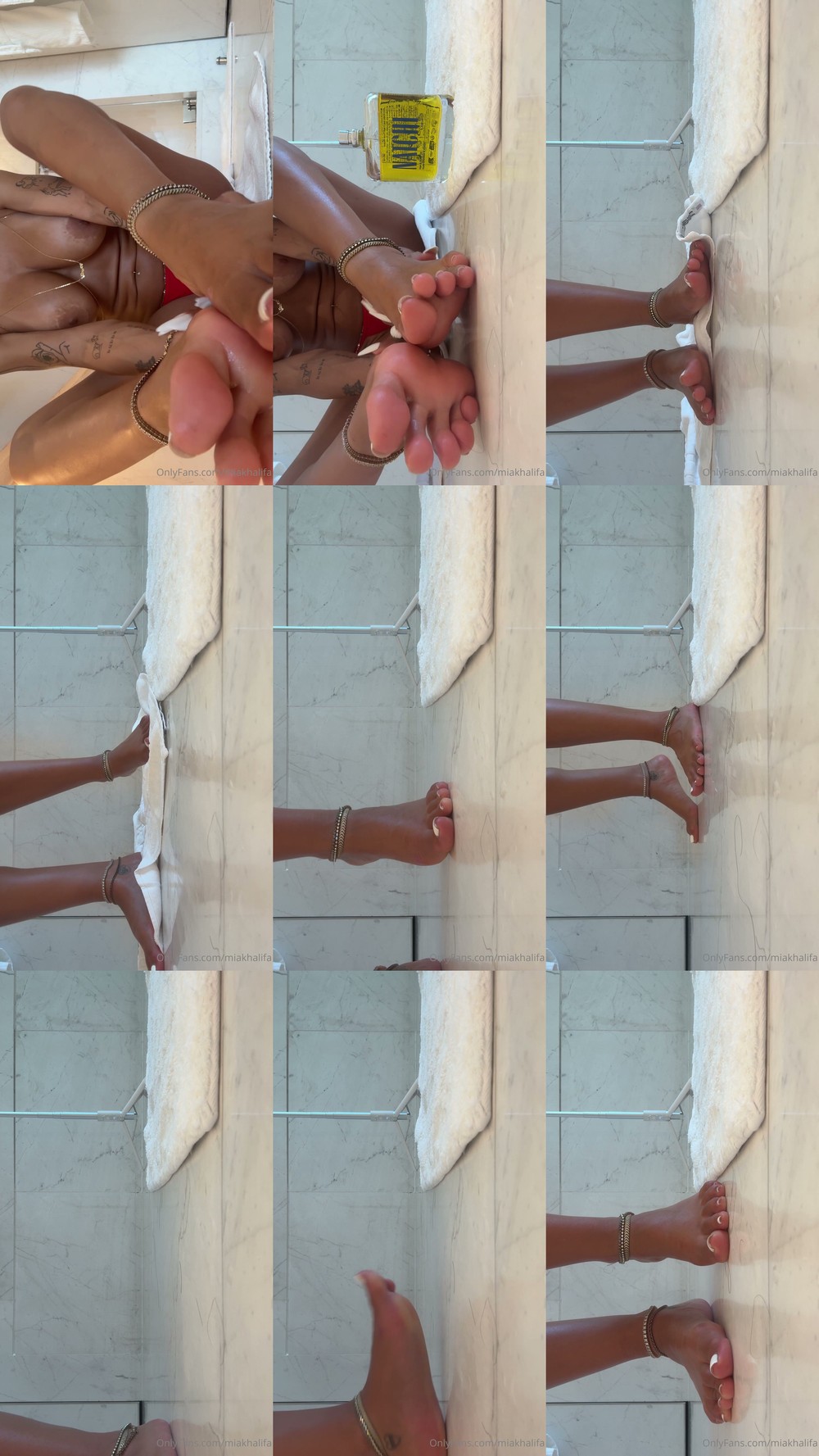 Scene screenshots from Mia Khalifa - Feet (OnlyFans)