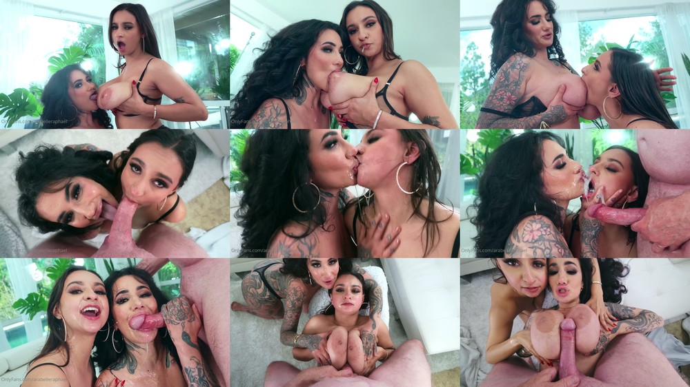 Scene screenshots from Hailey Rose - First Time With Hailey Rose And Darkko (OnlyFans)