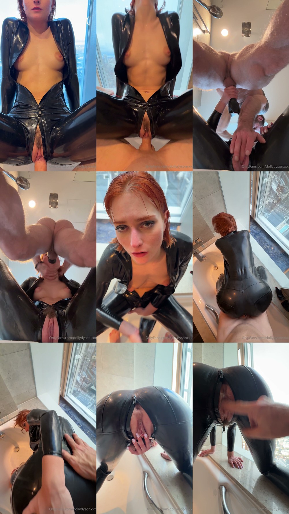 Scene screenshots from Dolly Dyson - Latex (OnlyFans)