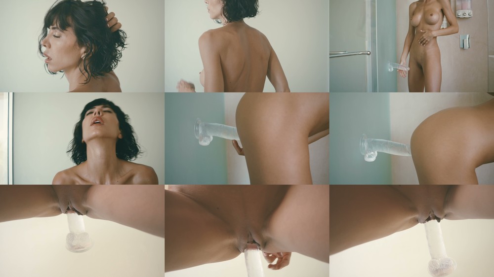 Scene screenshots from Milo Moire - Shower Dildo (unLimitedMuse)