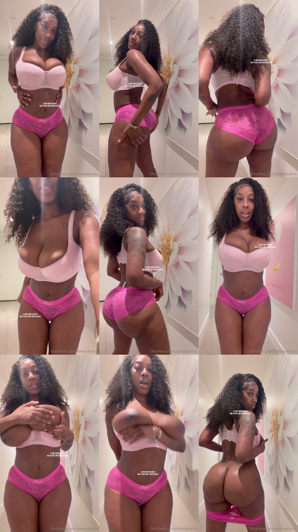 Scene screenshots from Dreka Cakez (DrekaDrains) - Solo (OnlyFans)