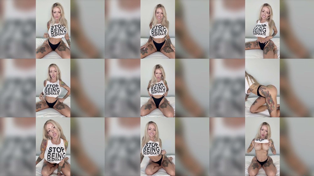 Scene screenshots from BabyGirlBella (braceybella sluttysister) - JOI (OnlyFans)