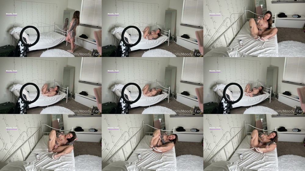 Scene screenshots from Moody_feet - Were You Spying In My Room Again? (OnlyFans)