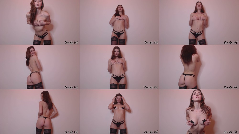 Scene screenshots from EvaDeVil - Handbra Tease (OnlyFans)