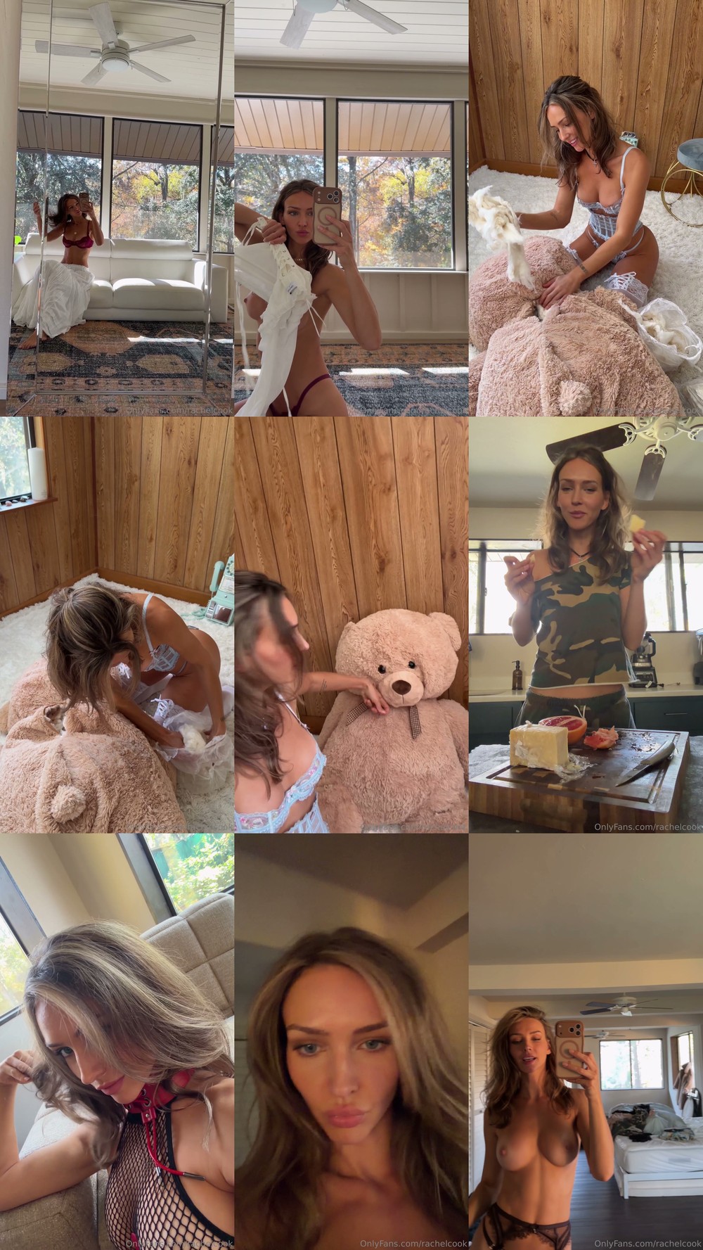 Scene screenshots from Rachel Cook - Mini BTS Vlog (OnlyFans)