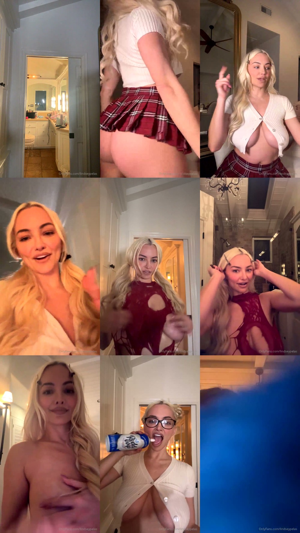 Scene screenshots from Lindsey Pelas - Livestream (OnlyFans)
