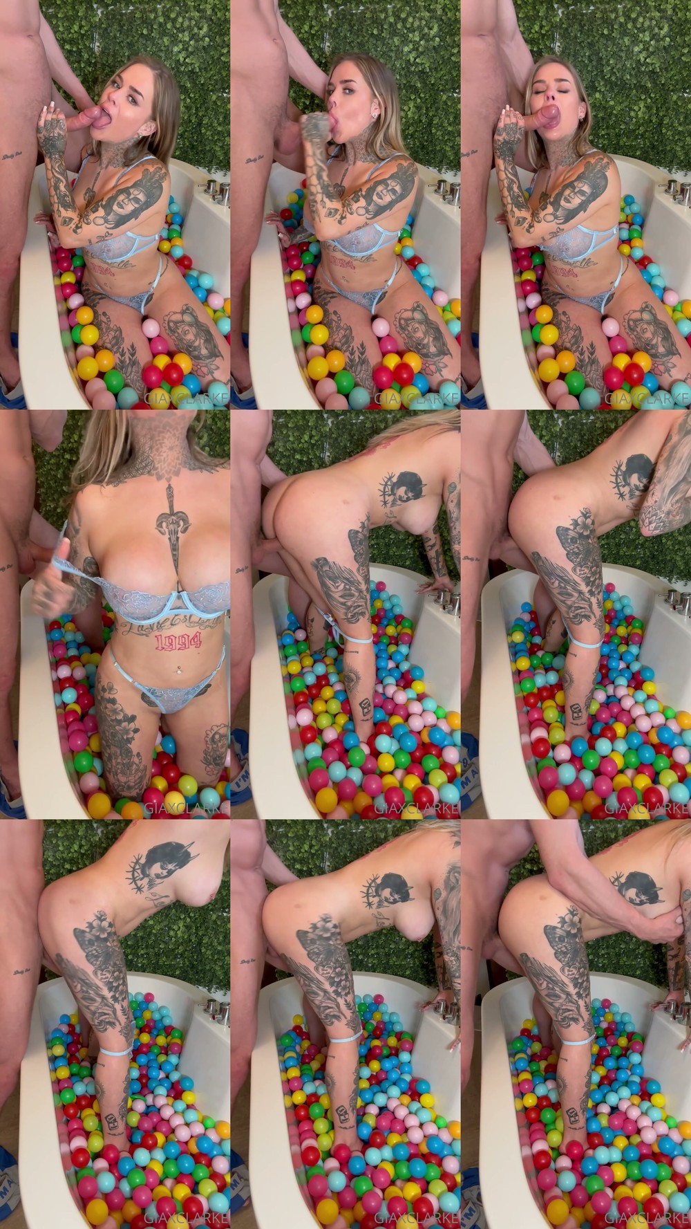 Scene screenshots from Gia Clarke (giaxclarke, georgiaclarke) - B/G (OnlyFans)