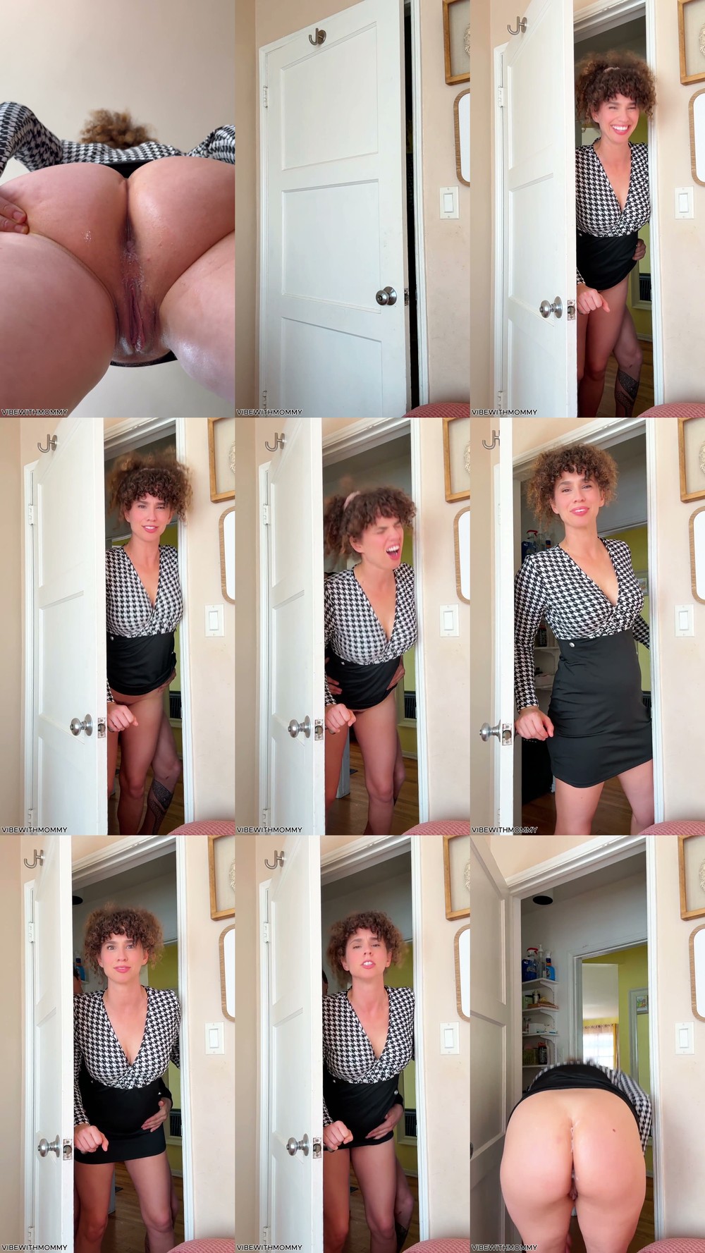 Scene screenshots from VibeWithMommy - Stepmom Can't Open The Door All The Way (XVideos RED)