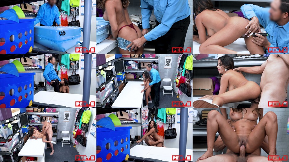 Scene screenshots from Isabella Jules - Case No.8005810 - Isabella Jules, the Tiny Luggage Thief (2026-02-21) (Shoplyfter, TeamSkeet)
