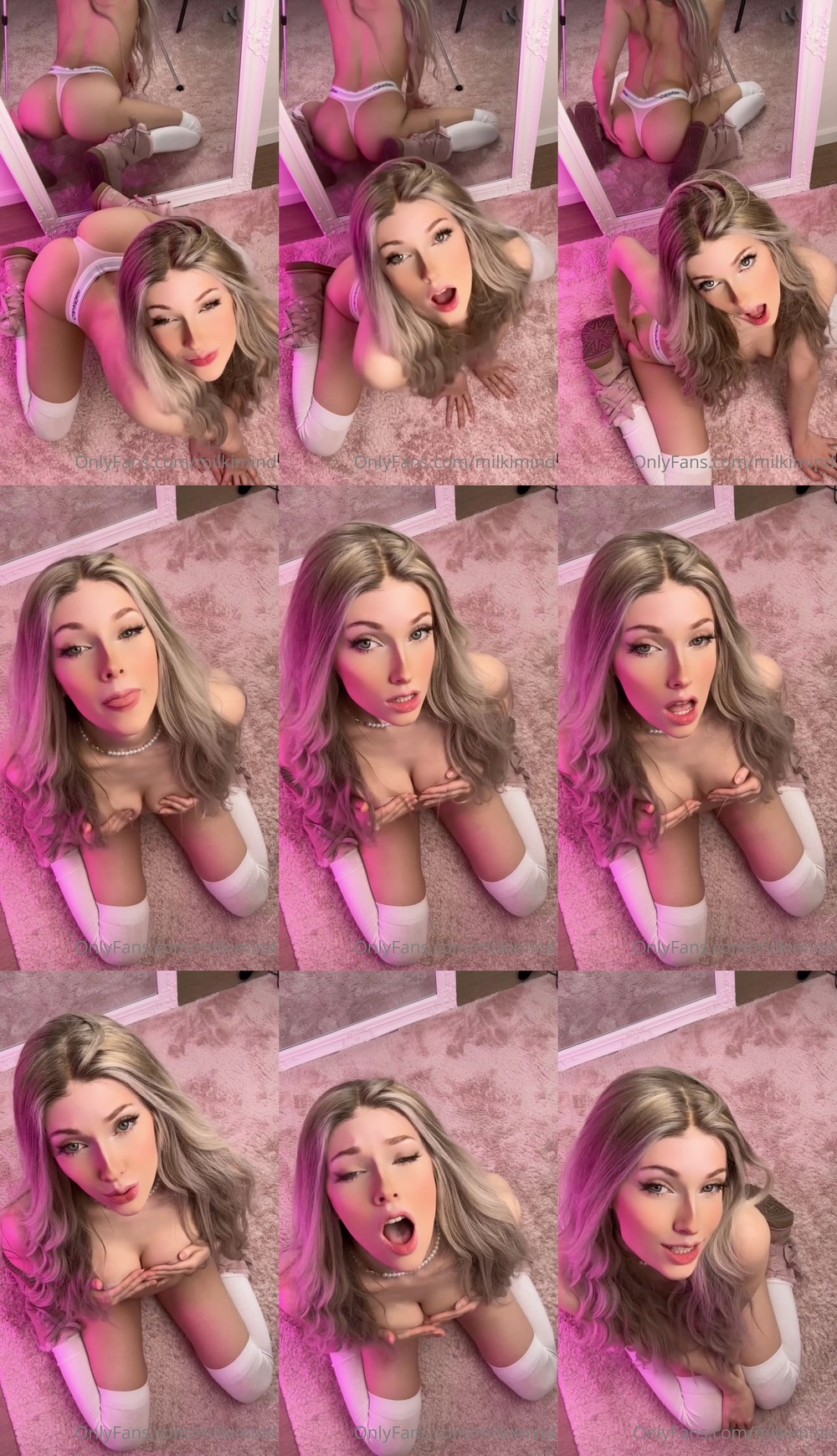 Scene screenshots from Milkimind - Solo (OnlyFans)
