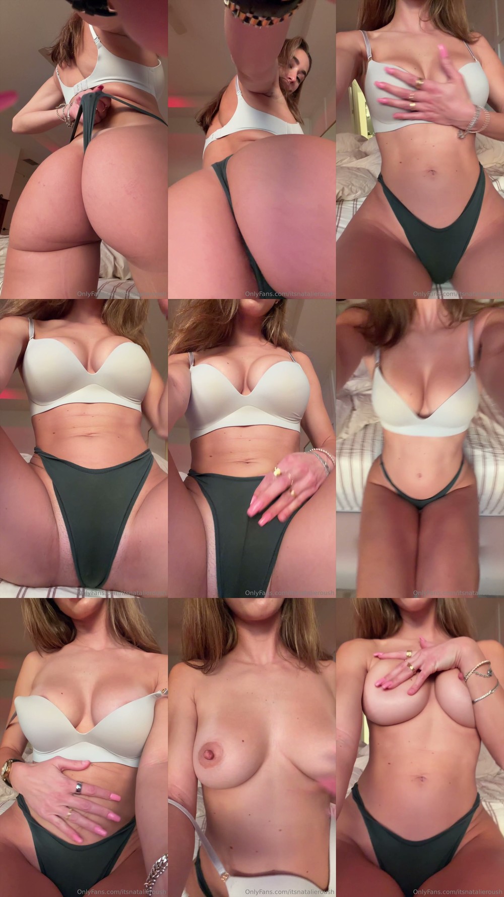 Scene screenshots from Natalie Roush - Tease (OnlyFans)