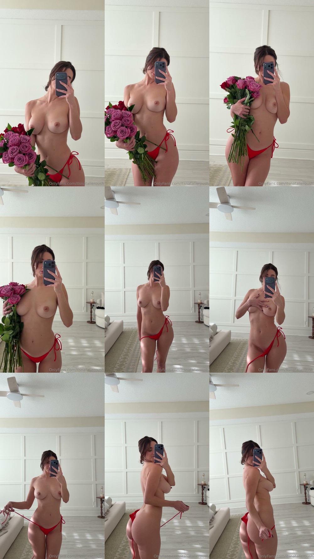 Scene screenshots from Natalie Roush - Tease (OnlyFans)