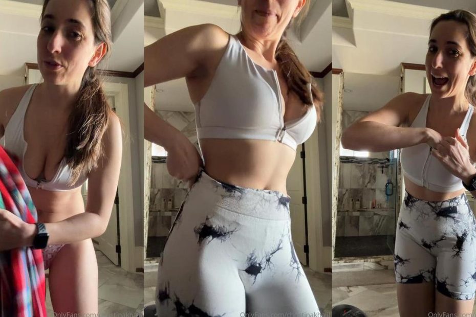 Watch Christina Khalil - Getting In A Quick Workout Before The Live Stream In 5 HOURS!!! 3 Spots Left, You Dont Want To Miss My Asshole Getting Stretched full movie - Christina Khalil - FullHD