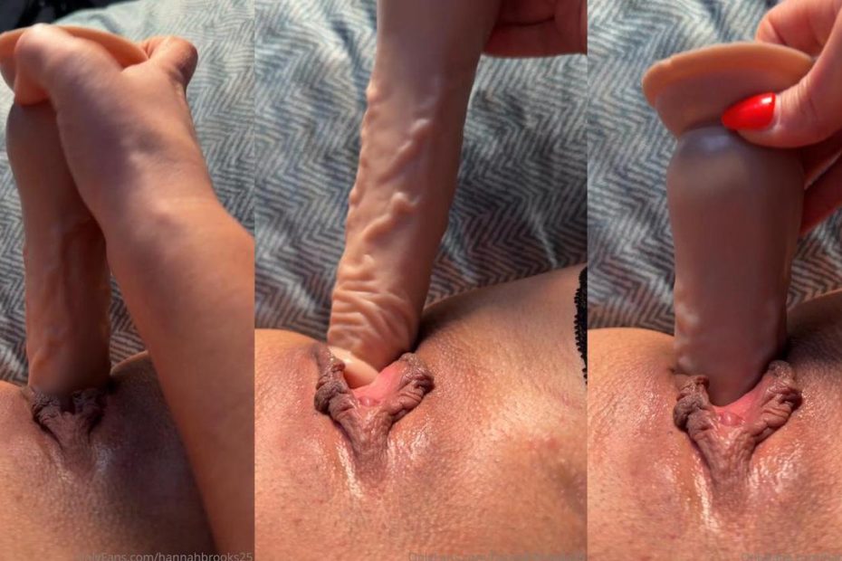Watch Hannah Brooks - POV Dildo Insertion full movie - Hannah Brooks - FullHD