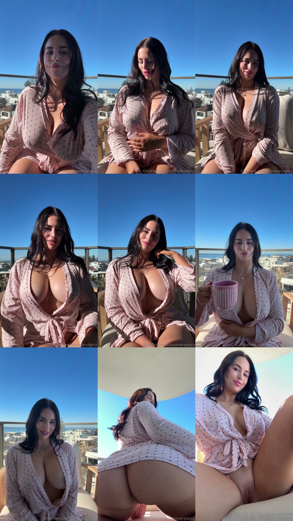 Scene screenshots from Izzy Davis - Tease (OnlyFans)