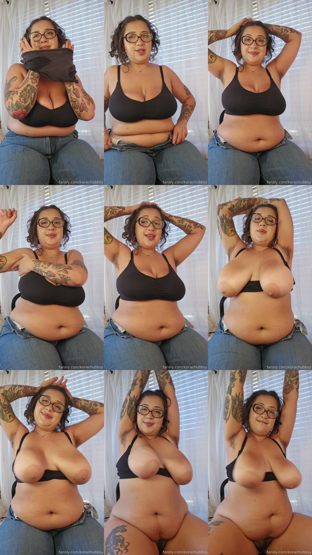 Scene screenshots from korachubbsy (kora_chubbsy, kora.chubbsy) - March 4, 2026 (OnlyFans)