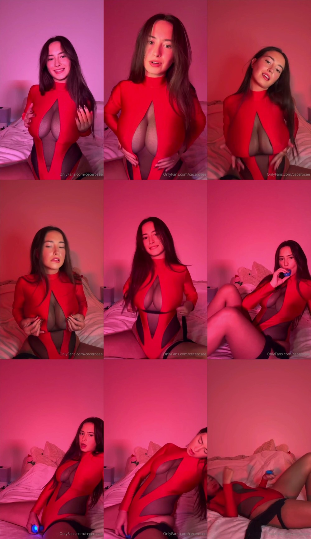 Scene screenshots from Cecilia Rose (Cece Rose) - Solo (OnlyFans)