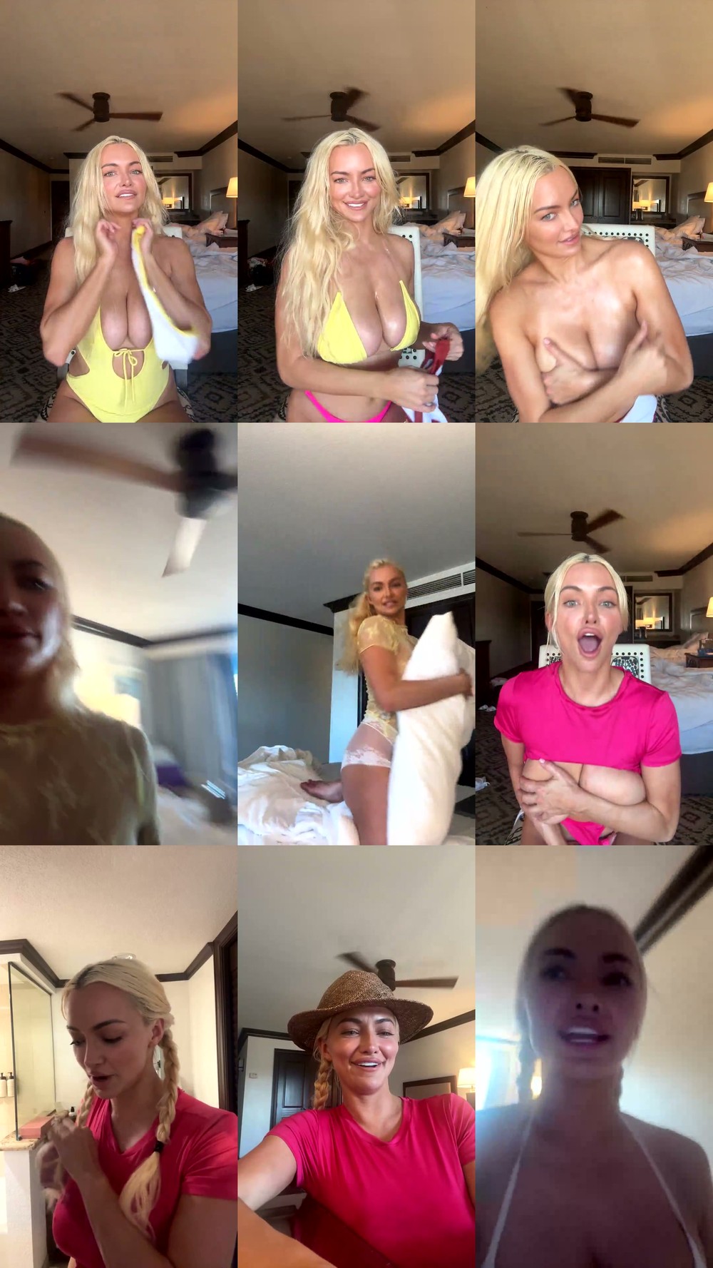 Scene screenshots from Lindsey Pelas - Livestream (OnlyFans)