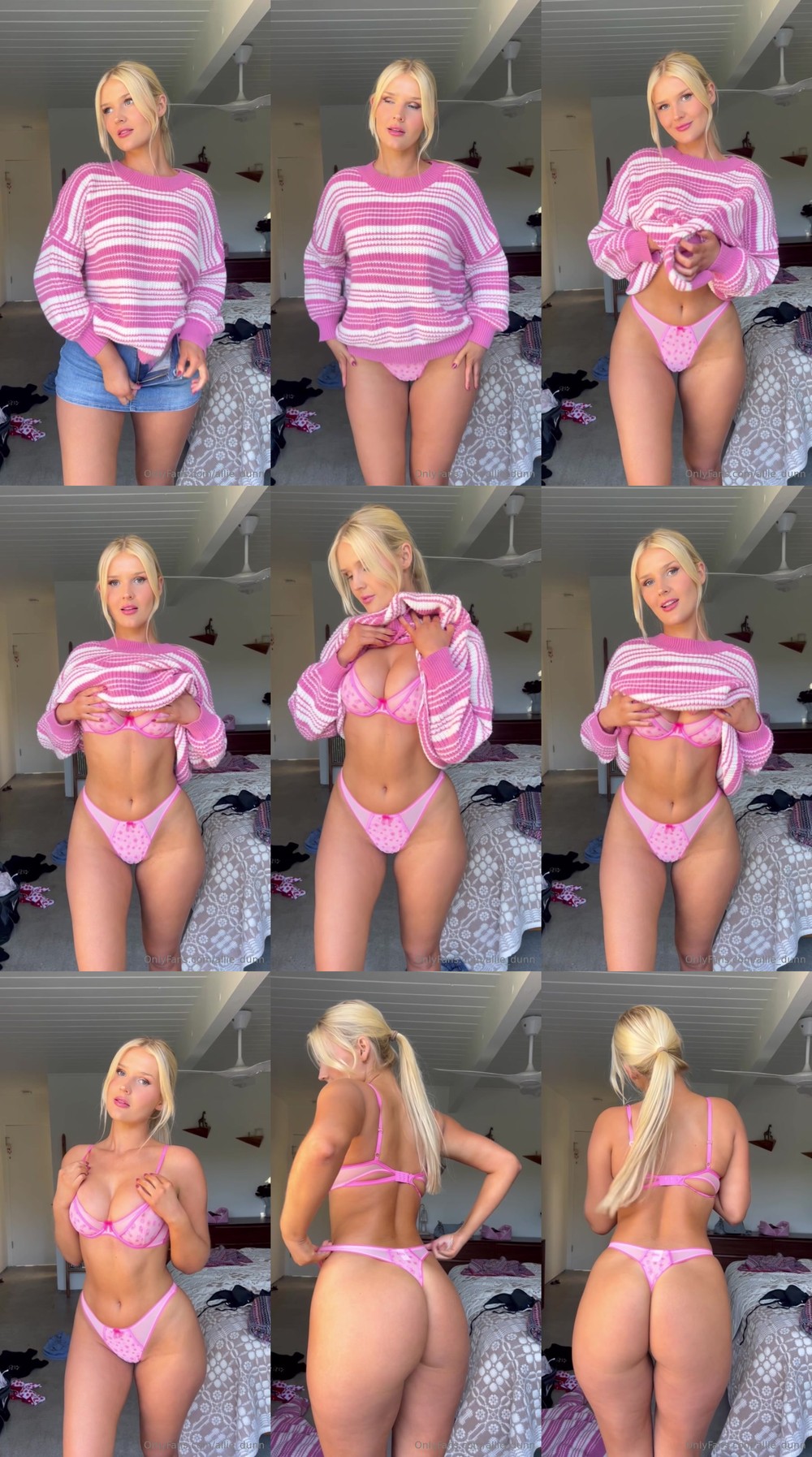 Scene screenshots from Allie_Dunn - Tease (OnlyFans)