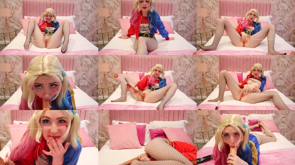 Scene screenshots from Jessiebuns - Imagine That You Run Into Me Dressed As The Harley Quinn At The Costume Party I End Up Taking You Back To Mine For Some Fun And You Might Just Begin To Realize I Am As Crazy As My Outfit Suggests (OnlyFans)