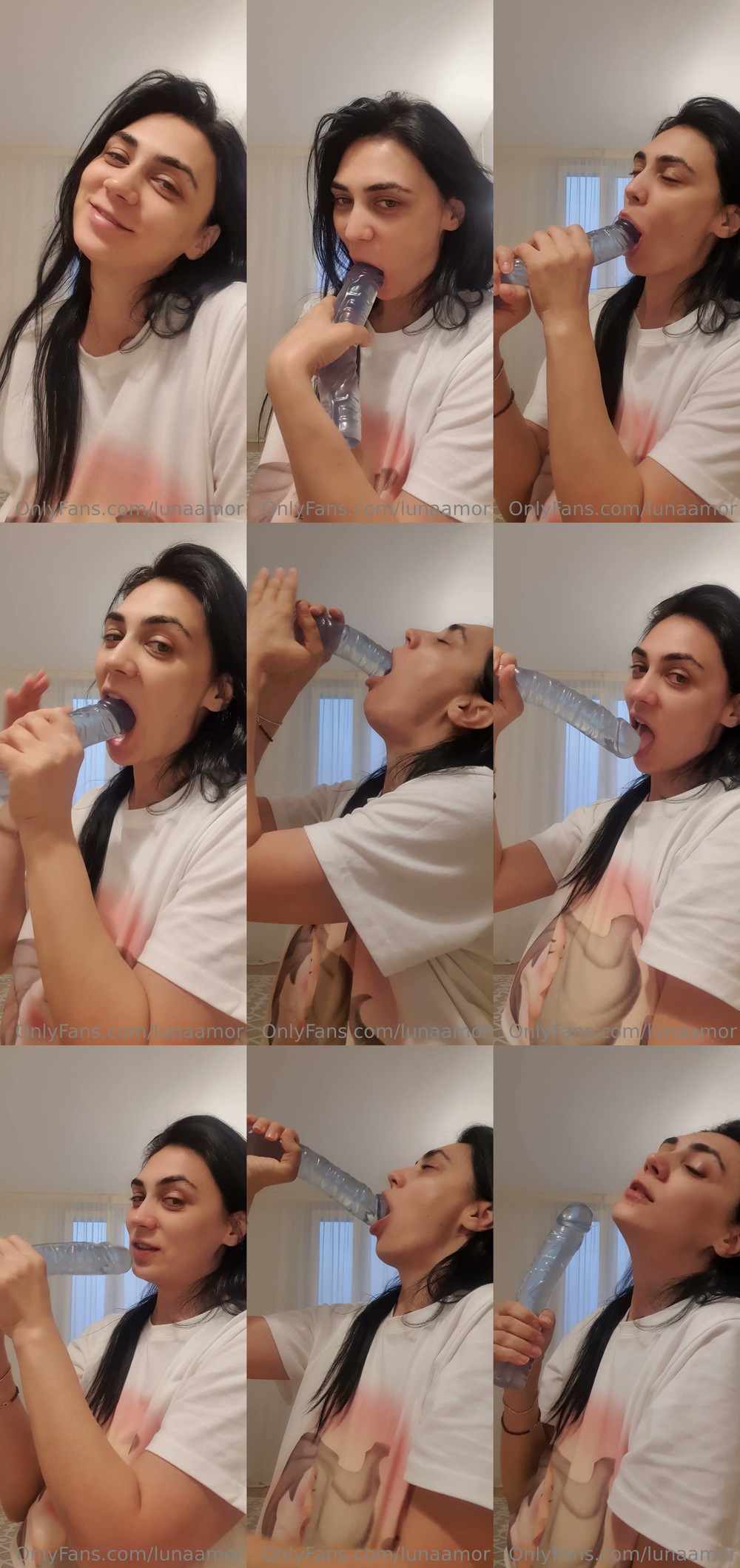 Scene screenshots from Luna Amor - Deepthroated (OnlyFans)