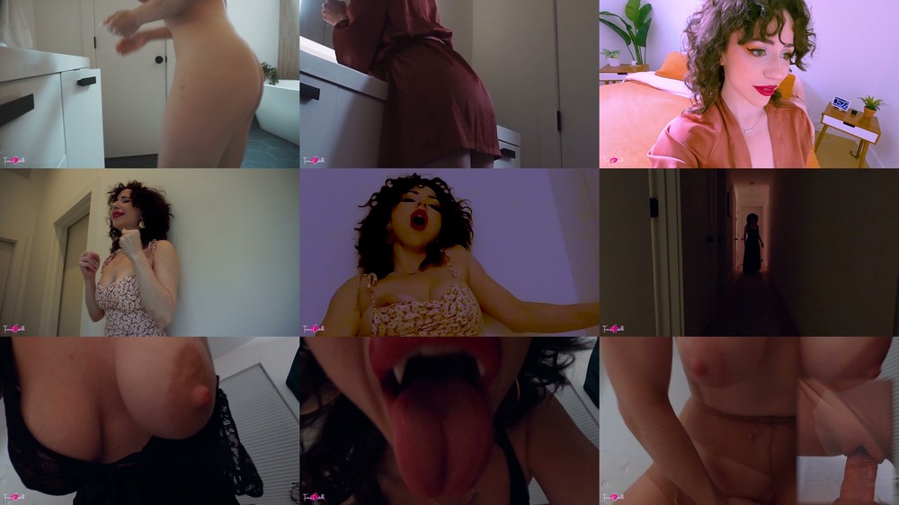 Scene screenshots from Cockteasefiona (Mama Fiona, Fiona Costello) - Vampire Mommy (OnlyFans)