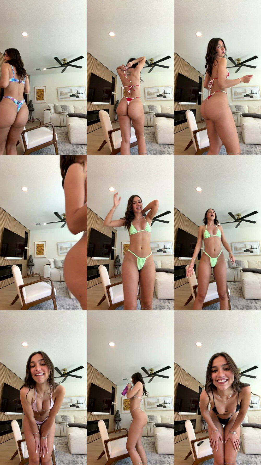 Scene screenshots from Mikaela Lafuente (Mika Lafuente) - Mika Live (OnlyFans)