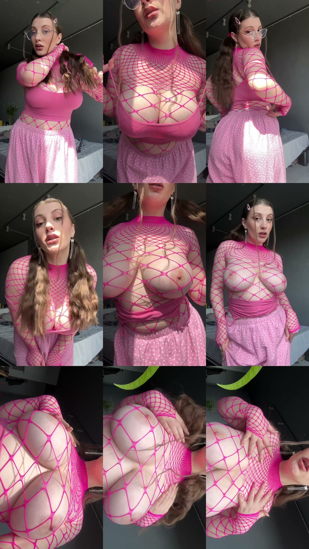Scene screenshots from Gabrielle - Fishnets (OnlyFans)