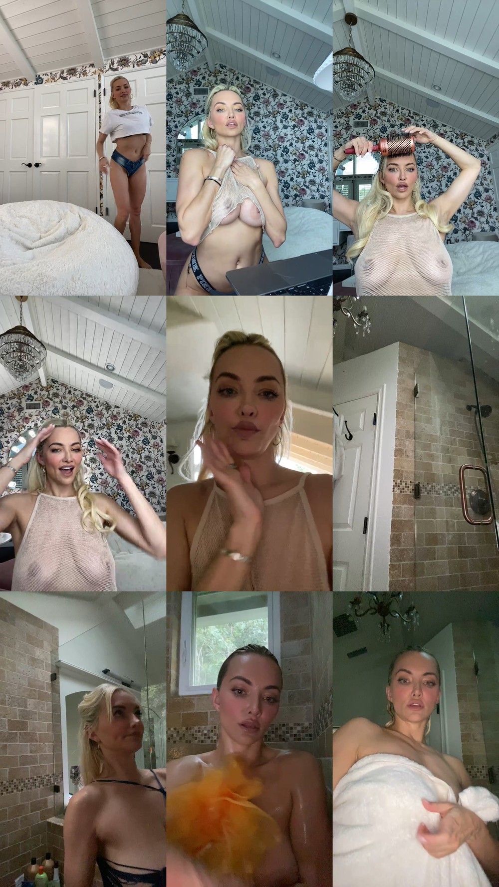 Scene screenshots from Lindsey Pelas - Livestream (OnlyFans)