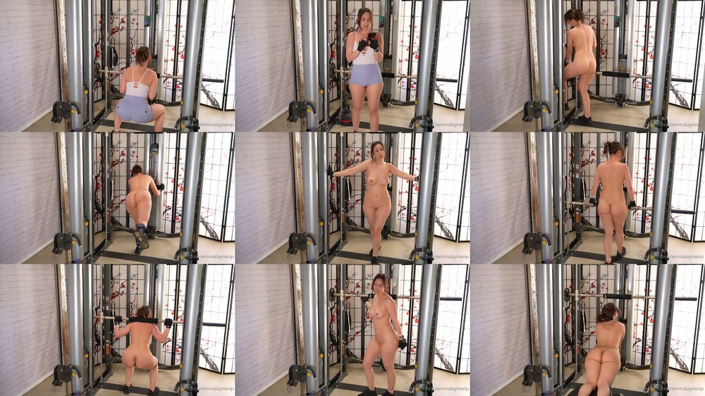 Scene screenshots from Emma Layne - Of Workout (OnlyFans)