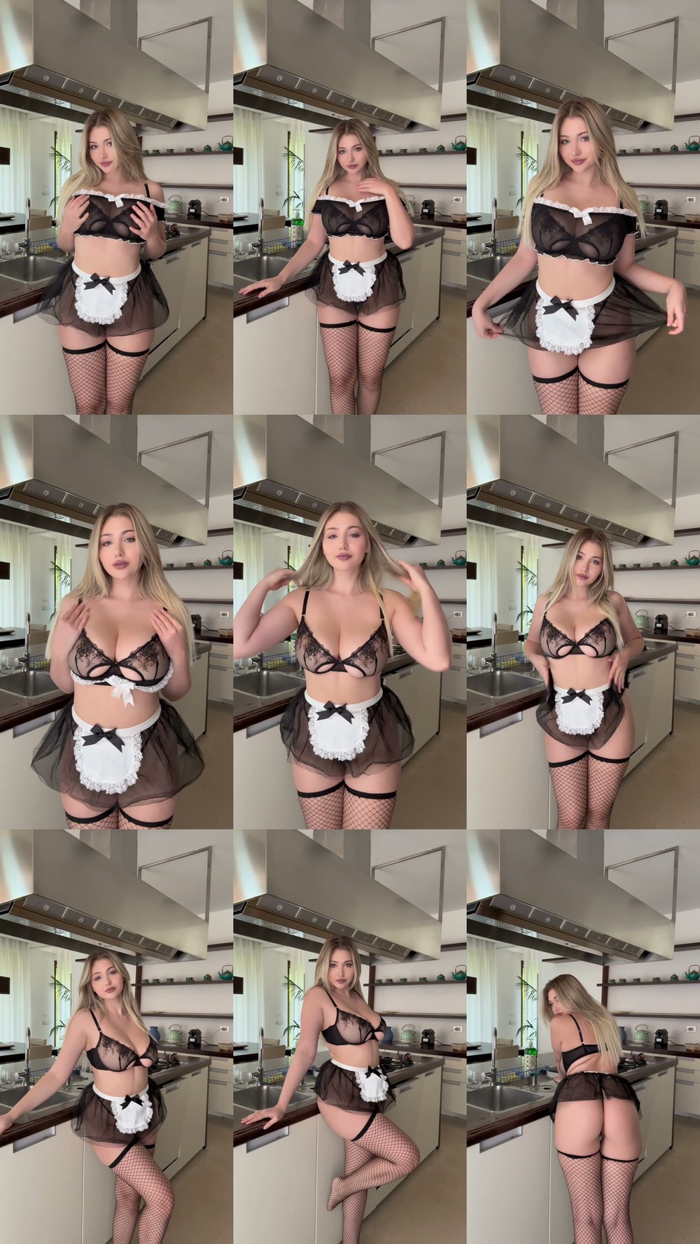 Scene screenshots from andreeamaresof (blackwidof) - Maid (OnlyFans)