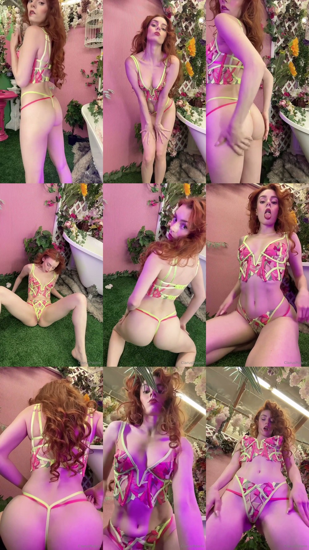 Scene screenshots from Clarus Polaris - Solo (OnlyFans)
