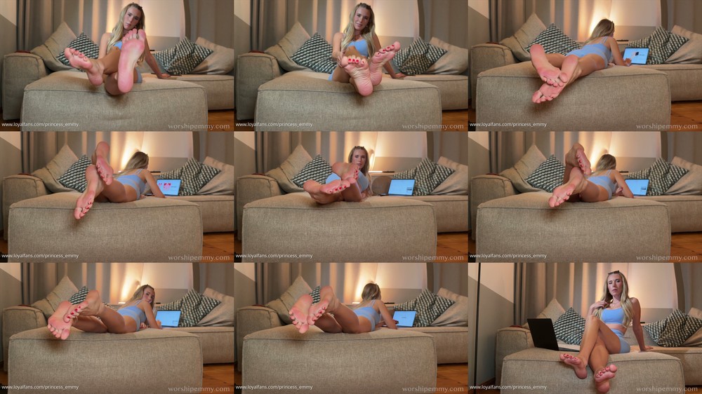 Scene screenshots from Worshipemmy (Princess Emmy) - Feet & Findom Pov (OnlyFans)