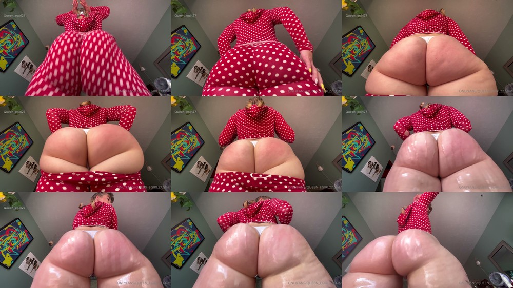 Scene screenshots from Queen_D (queen_egirl27) - Oil Ass (OnlyFans)