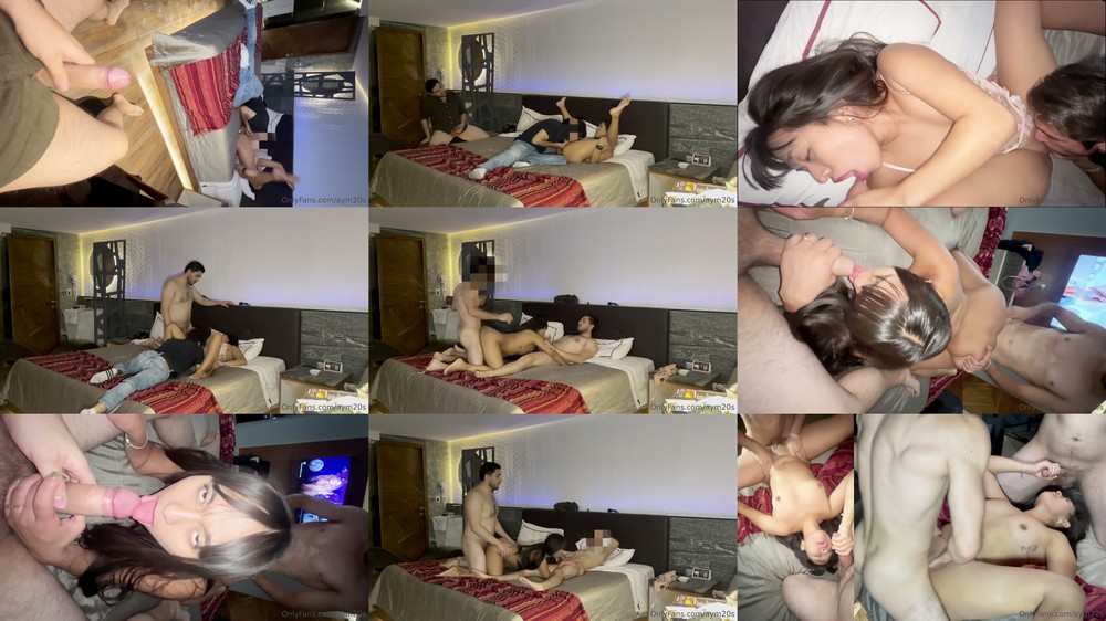 Scene screenshots from Andrea20sw (aym20s) - I Hope You Enjoy Watching How They Fucked Me (OnlyFans)